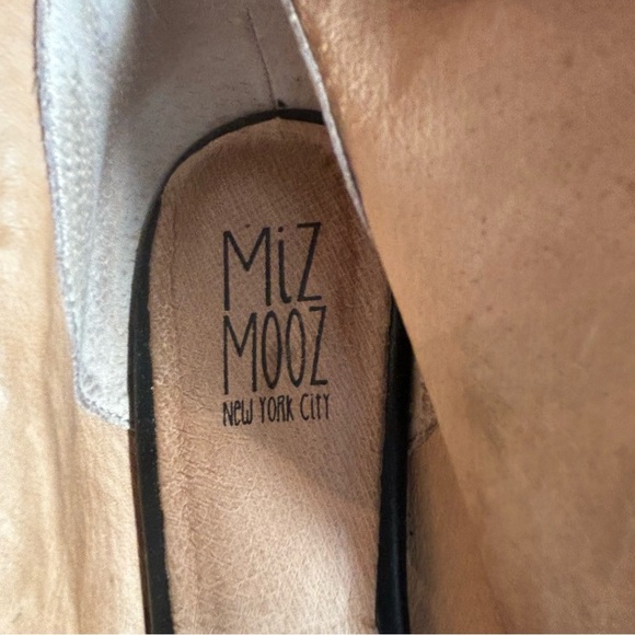 MIZ MOOZ Sz 10 Carissa Mary Jane Heel High Back Pin Up Leather Almond Toe Shoes - Picture 10 of 12